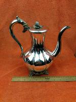 Antique Pumpkin Shaped Silver Plated Coffee Water Tea Pot c.1830 (11 of 13) Antique Pumpkin Shaped Silver Plated Coffee Water Tea Pot c.1830 (11 of 13)
