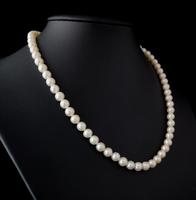 Vintage 1940s Cultured Pearl necklace, 14k gold (3 of 11) Vintage 1940s Cultured Pearl necklace, 14k gold (3 of 11)