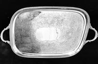 Large Silver Plated Butlers Tray by Barker & Ellis (2 of 9) Large Silver Plated Butlers Tray by Barker & Ellis (2 of 9)