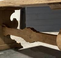 Large Rustic Bleached Oak Farmhouse Refectory Dining Table (17 of 25) Large Rustic Bleached Oak Farmhouse Refectory Dining Table (17 of 25)