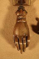 Interesting Bronze Door Knocker in the Shape of a Hand (7 of 8) Interesting Bronze Door Knocker in the Shape of a Hand (7 of 8)