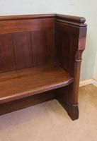 Antique Oak Hall Bench Pew Settle (12 of 12) Antique Oak Hall Bench Pew Settle (12 of 12)