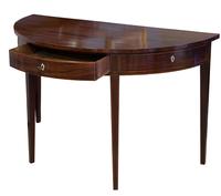 A Fine Pair of George III Mahogany Demi Lune Side Tables (3 of 8) A Fine Pair of George III Mahogany Demi Lune Side Tables (3 of 8)