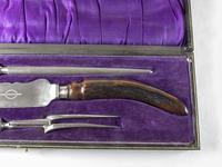 Antique Antler Handled Carving Set (4 of 7) Antique Antler Handled Carving Set (4 of 7)