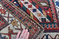 Antique Caucasian Genge Long Rug 279x89cm (5 of 6) Antique Caucasian Genge Long Rug 279x89cm (5 of 6)