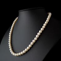 Vintage 1940s Cultured Pearl necklace, 14k gold (6 of 11) Vintage 1940s Cultured Pearl necklace, 14k gold (6 of 11)