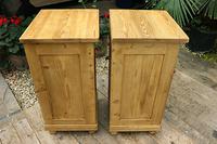 Fabulous! Pair of Old Stripped Pine Bedside Cabinets / Cupboards - We Deliver! (7 of 9) Fabulous! Pair of Old Stripped Pine Bedside Cabinets / Cupboards - We Deliver! (7 of 9)