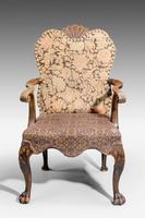 Late 19th Century Walnut Library Chair (9 of 9) Late 19th Century Walnut Library Chair (9 of 9)