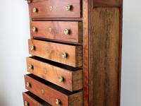 Late 19th Century French Cherrywood "Semainier" Tallboy (9 of 9) Late 19th Century French Cherrywood "Semainier" Tallboy (9 of 9)