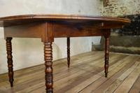 19th Century French Chestnut Circular Drop Leaf Table (7 of 10) 19th Century French Chestnut Circular Drop Leaf Table (7 of 10)