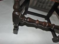 Pair of Jacobean High Back Oak Chairs (8 of 8) Pair of Jacobean High Back Oak Chairs (8 of 8)