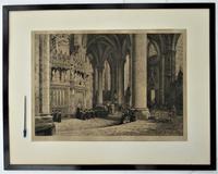 Fine antique print, Axel Herman Haig etching, Chartres Cathedral, signed 1881 (6 of 9) Fine antique print, Axel Herman Haig etching, Chartres Cathedral, signed 1881 (6 of 9)