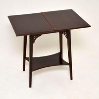 Antique Mahogany Tea / Card Table (3 of 12) Antique Mahogany Tea / Card Table (3 of 12)