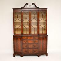 Antique Mahogany Breakfront Bookcase (12 of 22) Antique Mahogany Breakfront Bookcase (12 of 22)