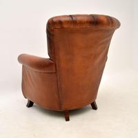 Antique French Style Leather Club Armchair (6 of 6) Antique French Style Leather Club Armchair (6 of 6)