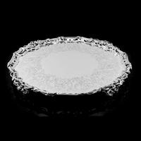 Exceptional Large Solid Sterling Silver Victorian Salver/tray/platter 47cm with Cast Border - Hunt & Roskell - Storr Mortimer & Hunt (2 of 29) Exceptional Large Solid Sterling Silver Victorian Salver/tray/platter 47cm with Cast Border - Hunt & Roskell - Storr Mortimer & Hunt (2 of 29)