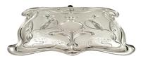 Antique Art Nouveau Sterling Silver Kingfisher Bird Dressing Tray 1903 (7 of 9) Antique Art Nouveau Sterling Silver Kingfisher Bird Dressing Tray 1903 (7 of 9)