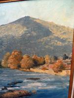 Des Armour " Welsh River " Modern British Oil on Board- 1970's (5 of 6) Des Armour " Welsh River " Modern British Oil on Board- 1970's (5 of 6)