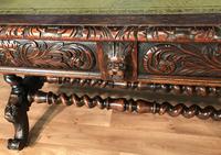 Victorian Carved Oak Desk Library Table (14 of 25) Victorian Carved Oak Desk Library Table (14 of 25)