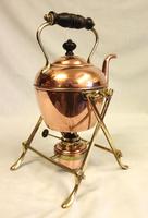 Antique Copper & Brass Kettle on Stand (4 of 7) Antique Copper & Brass Kettle on Stand (4 of 7)