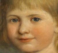 Emma Irlam Briggs- Oil on Canvas - Portrait of a Girl 1896 (3 of 3) Emma Irlam Briggs- Oil on Canvas - Portrait of a Girl 1896 (3 of 3)