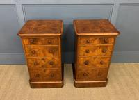 Pair of Burr Walnut Bedside Chest by Heal and Son (7 of 16) Pair of Burr Walnut Bedside Chest by Heal and Son (7 of 16)