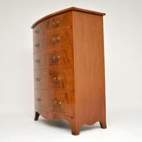 Large Antique Inlaid Mahogany Bow Front Chest of Drawers (3 of 11) Large Antique Inlaid Mahogany Bow Front Chest of Drawers (3 of 11)