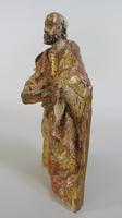 Rare Antique Carved Gilt & Polychrome Figure Saint Paul 17th Century (9 of 10) Rare Antique Carved Gilt & Polychrome Figure Saint Paul 17th Century (9 of 10)