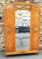 French Art Deco Burr Ash, Marquetry & Gilt Metal Mounted Wardrobe c.1910 (2 of 18) French Art Deco Burr Ash, Marquetry & Gilt Metal Mounted Wardrobe c.1910 (2 of 18)