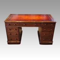 Victorian Oak Pedestal Desk (8 of 11) Victorian Oak Pedestal Desk (8 of 11)