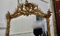 Large Elaborate French Rococo Gilt Console Mirror Decorated with Leaves & Birds (3 of 8) Large Elaborate French Rococo Gilt Console Mirror Decorated with Leaves & Birds (3 of 8)
