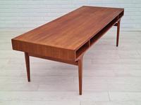Danish Sofa Table, Teak Wood, Original Very Good Condition 1960s (4 of 16) Danish Sofa Table, Teak Wood, Original Very Good Condition 1960s (4 of 16)