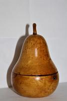 Fine Quality Antique Pear Shaped Fruitwood Caddy (6 of 7) Fine Quality Antique Pear Shaped Fruitwood Caddy (6 of 7)