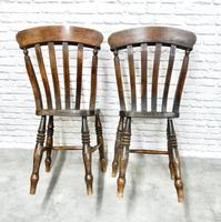 Fine Pair of Windsor Lathback Side Chairs (4 of 5) Fine Pair of Windsor Lathback Side Chairs (4 of 5)
