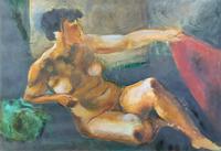 20th Century British School Reclining Nude Female Portrait - Watercolour & Body Wash (2 of 12) 20th Century British School Reclining Nude Female Portrait - Watercolour & Body Wash (2 of 12)