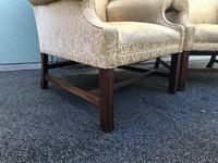 Pair of Antique English Upholstered Wing Armchairs for Recovering (9 of 12) Pair of Antique English Upholstered Wing Armchairs for Recovering (9 of 12)