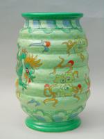 Charlotte Rhead Tube Lined Vase Manchu Dragon Design (2 of 9) Charlotte Rhead Tube Lined Vase Manchu Dragon Design (2 of 9)