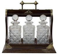 3 Bottle Tantalus c1910 (2 of 7) 3 Bottle Tantalus c1910 (2 of 7)