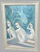 ‘Ladies and Shark’ Poster After Fernando Vicente, Published by Mama Graf