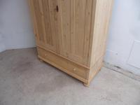 Panelled Antique Pine 2 Door Knockdown Wardrobe to wax / paint (7 of 10) Panelled Antique Pine 2 Door Knockdown Wardrobe to wax / paint (7 of 10)