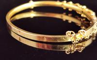 Antique Diamond Bangle 15ct Gold, Edwardian (8 of 12) Antique Diamond Bangle 15ct Gold, Edwardian (8 of 12)