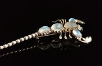 Antique Moonstone Scorpion Brooch, Sterling Silver (9 of 13) Antique Moonstone Scorpion Brooch, Sterling Silver (9 of 13)