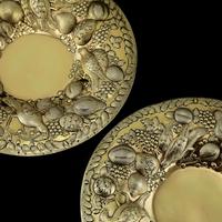 Magnificent Georgian Pair of Solid Silver Gilt Charger / Platter Dishes - George Burrows 1824 (11 of 27) Magnificent Georgian Pair of Solid Silver Gilt Charger / Platter Dishes - George Burrows 1824 (11 of 27)