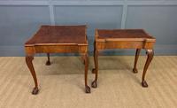 Pair of Burr Walnut Tea Tables (19 of 21) Pair of Burr Walnut Tea Tables (19 of 21)