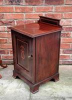 Edwardian Mahogany Wood Bedside Cabinet - Converted Purdonium (6 of 9) Edwardian Mahogany Wood Bedside Cabinet - Converted Purdonium (6 of 9)