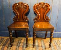 Pair of 19th Century Regency Style Hall Chairs (2 of 10) Pair of 19th Century Regency Style Hall Chairs (2 of 10)