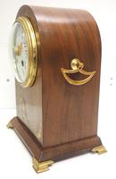 Good Antique French 8-day Arched Top Inlaid Mantel Clock Art Nouveau Mantel Clock (8 of 10) Good Antique French 8-day Arched Top Inlaid Mantel Clock Art Nouveau Mantel Clock (8 of 10)