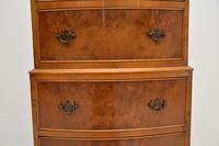Antique Georgian Style Burr Walnut Chest on Chest (7 of 9) Antique Georgian Style Burr Walnut Chest on Chest (7 of 9)