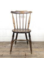 Set of Four Victorian Elm Penny Chairs (4 of 11) Set of Four Victorian Elm Penny Chairs (4 of 11)