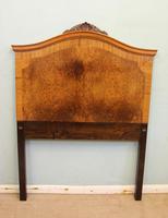 Antique Pair of Figured Walnut Single Headboards (7 of 8) Antique Pair of Figured Walnut Single Headboards (7 of 8)